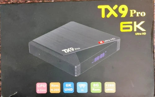 Tx 9 pro 6K Ultra HD Android tv box